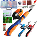 New Mini Fishing Kit 1.3m Bait Casting Children Easy Carry Telescopic Fishing Combo Line Lure Fishing Rod and Reel Set