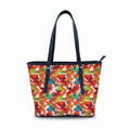 Casual Style Sublimation Tote Bags with Custom Printed Logo Inner Zipper Pocket & Two Handles