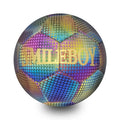 Wholesale Customized Holographic Soccer Ball Football Reflective Custom Color Size Glow with Logo