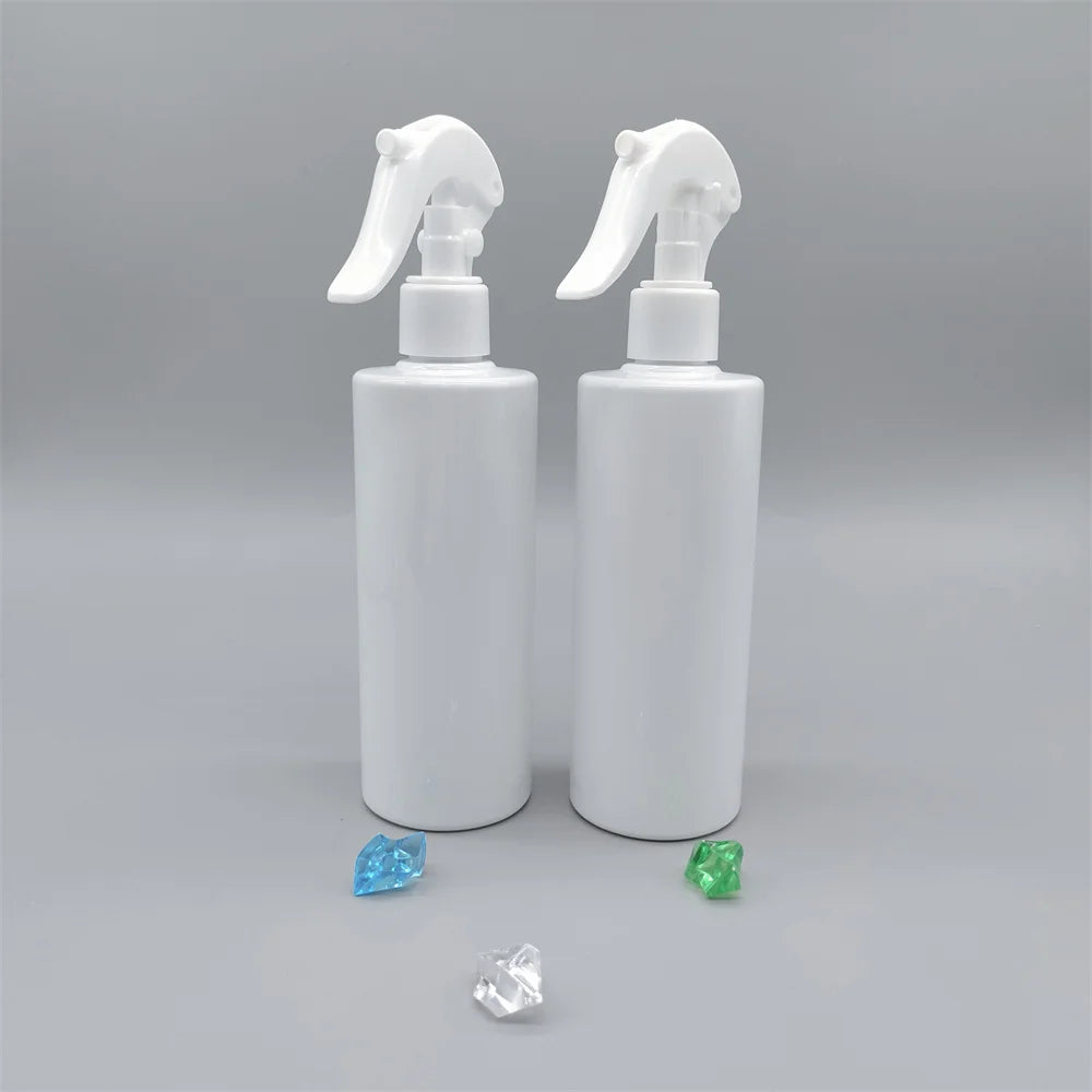 Hair Salon Spray Bottle Mist Bottle Sprayer 300ml Empty PET Plastic Screen Printing Pump Sprayer Beauty Packaging