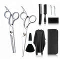 10 Piece Set 6.0inch Stainless Steel Household Thinning Scissors Hair Scissors Barber Scissors Set