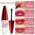 Peel-Off Lip Gloss Waterproof Non-Fading Glossy Organic Liquid Lipstick Makeup Non-Stick Lip Gloss Tube Creative