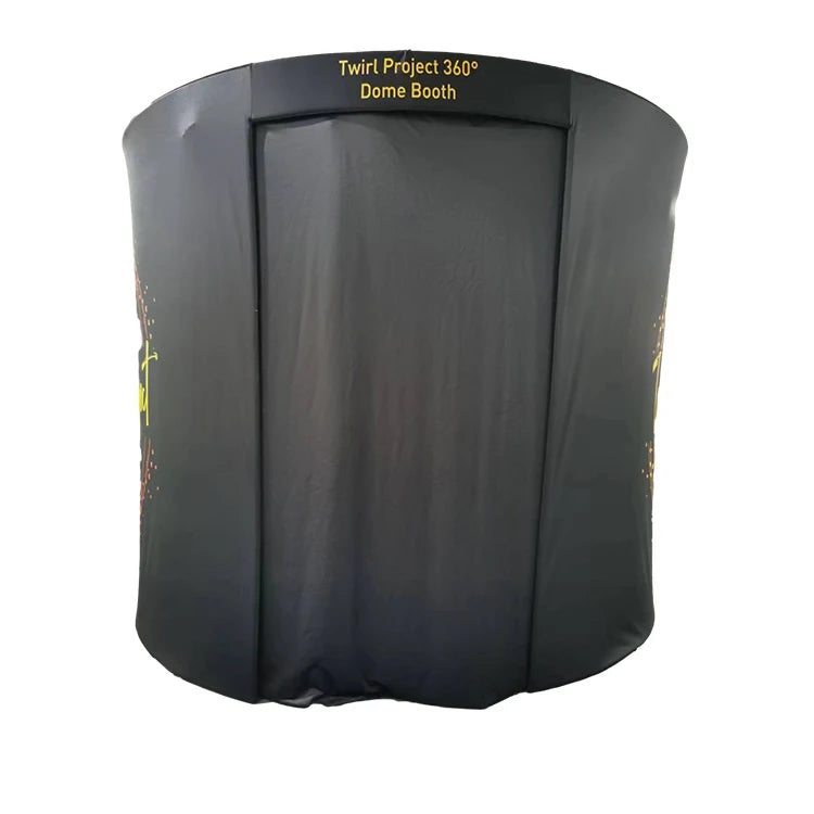 Quickly Delivery Tension Fabric 360 Dome Photo Booth Enclosure Backdrop Tent with LED Light