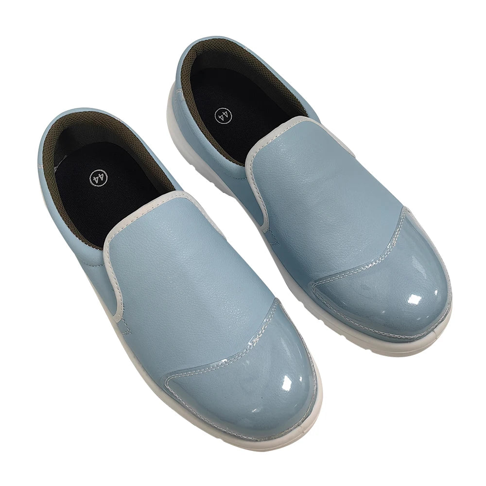 ALLESD Anti-Smashing Blue Steel Toe Work Labor Construction Shoes ESD Safety Shoes