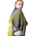 Winter Triangular Scarf Shawl Scotland Desgin Lady Pashmina Bandana Multifunction Triangle Plaid Scarf