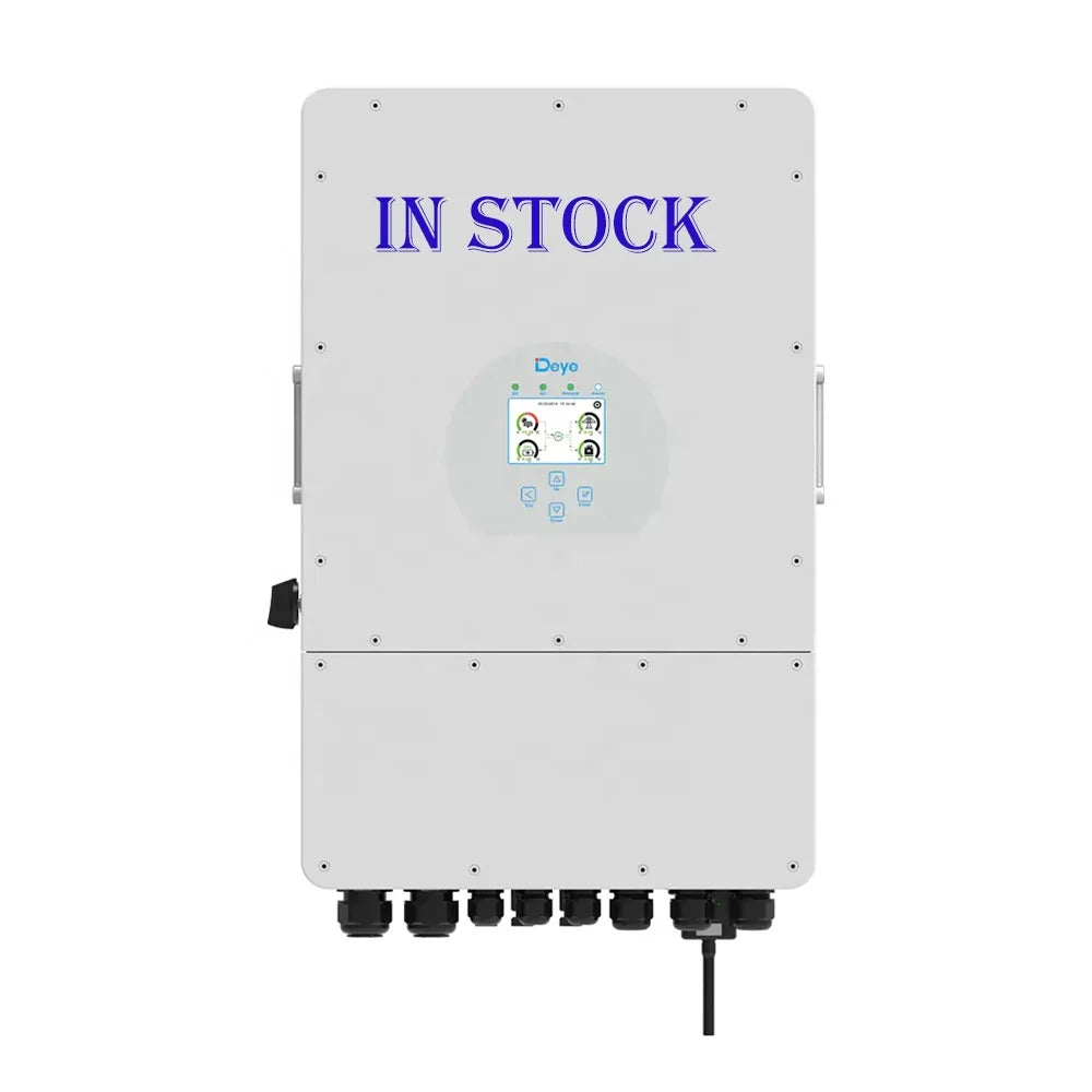 8K 10K 12K 3 Phase Inverters EU Standard SG04 LP3 DEYE Hybrid Solar Power Inverter