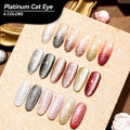 JTING New Trend 6colors Platinum Cat Eye Gel Nail Polish High Pigment Cat Eye Nails Gel Professional ODM Custom Nail Supplier