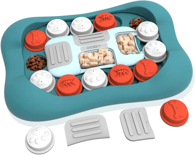 Interactive Slider Covers Dog Puzzle Toy Slow Feeder Hundespielzeug Jouet Pour Chien Hondenspeelgoed Juguete Para Perros