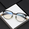 DLX411 Eyewear Frame Glasses Optical Spectacle Eyeglasses Flower Gold Frames Blue Custom Logo Fashion for Men Women
