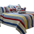 New Retro Style 3 Pieces Set Printed Bedspread Sets All Season 100% Pure Cotton Quilt