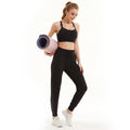 New Arrival Women's Breathable Printed High-Waisted Elastic Waist Joggers Custom Logo Polyester for Spring Exercise