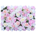 Wholesale Silk Flower Panel 40*60 cm Artificial Flower Wall Backdrop Panels for Wedding Decoration