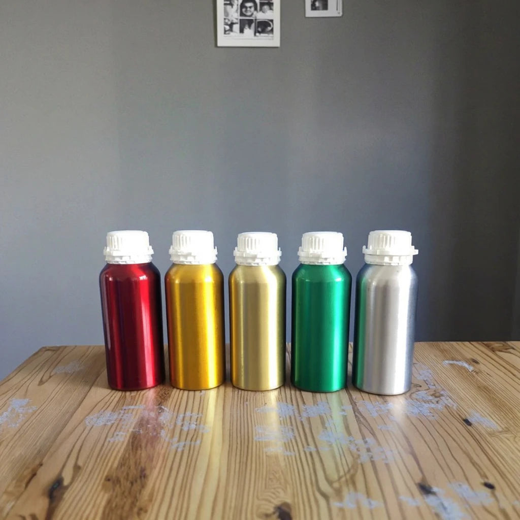 Durable 8oz 200ml 250ml 300ml Aluminum Bottles Empty Cosmetic and Essential Oil Containers for Industrial Use Chemical Purpose