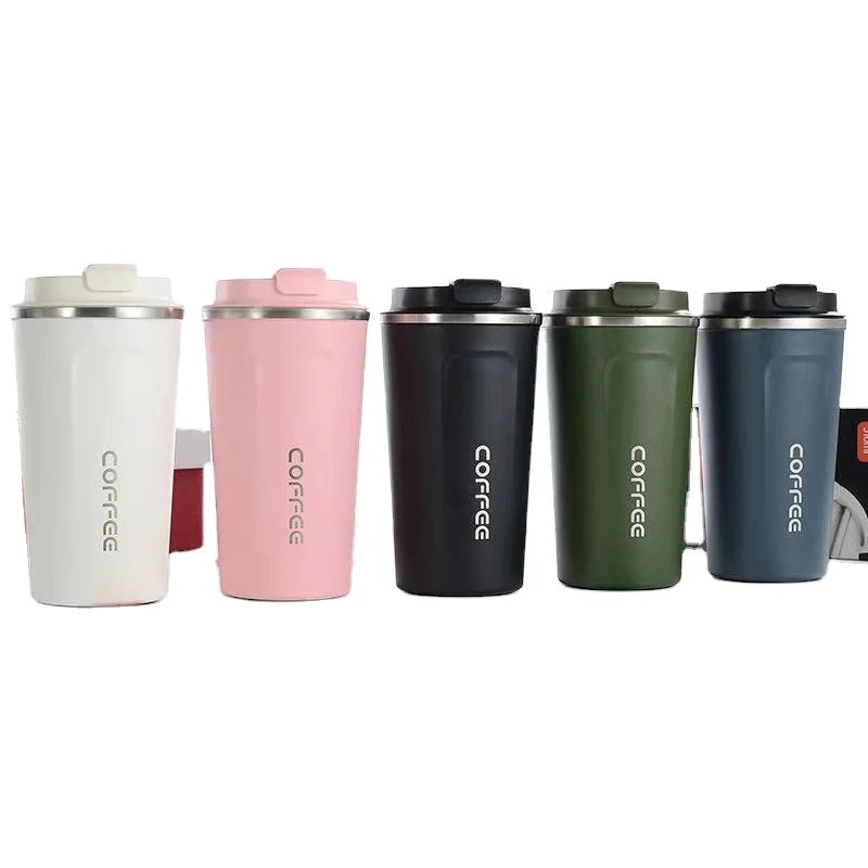 380 ml 510 ml Christmas Gift Use Stainless Steel Insulated Water Cup Custom logo Tumbler Coffee Cup Mug with Lid