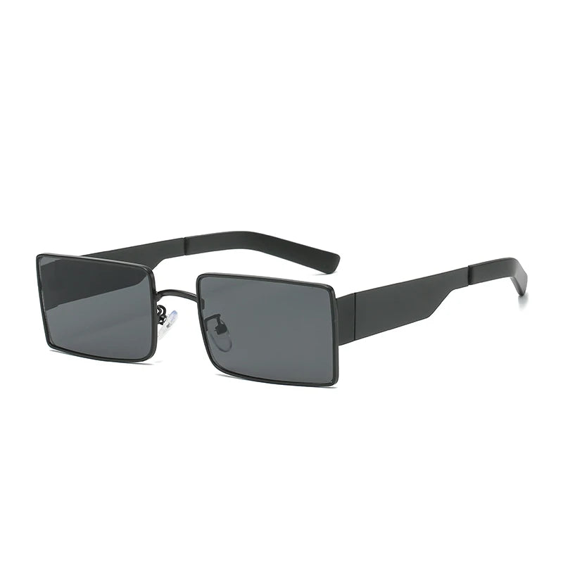 9176 Korean Style Women's Sunglasses with Retro Metal Square Frame UV400 Polarized Sun Protection for Driving in Europe America