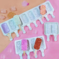 Diamond Ice Cream Popsicle Jelly Chocolate Resin Decorated Silicone Mold Baking Fondant Dessert Cake 3D Mold