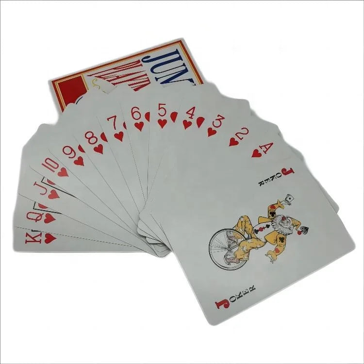 83*122mm Custom Printing Game Card 280gsm Blue Core Paper Playing Cards for Casino