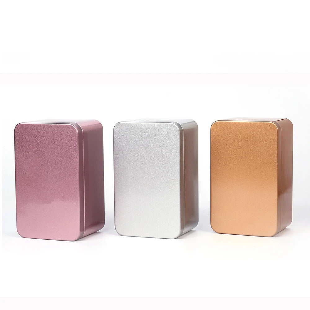 Printed Cookie Mint Metal Packaging Tin Tea Box Custom Vintage Food Grade Snus Mini Saffron Rectangle Tin Box With Lid