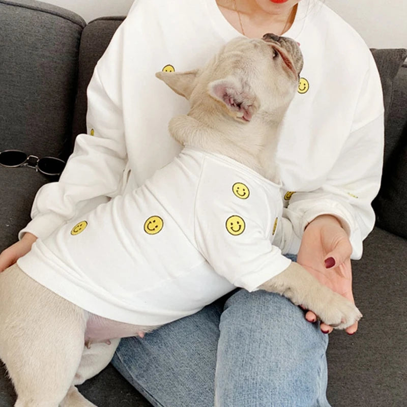 Dog Matching Clothes Pet Human Apparel Cute Pet T-Shirt Summer Matching Dog and Human Clothes Matching Dog and Owner Clothes