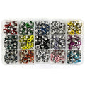 15 Colors 5 mm Eyelets Spray Gas Leather Rivets 450 Sets Buttonholes Shoelaces Metal Hole Buckle Eyelet Hand Press Tools