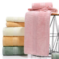High Quality Soft 100% Bamboo Cotton Towel Custom logo Hotel  Home Bamboo Face Bath Towels Set