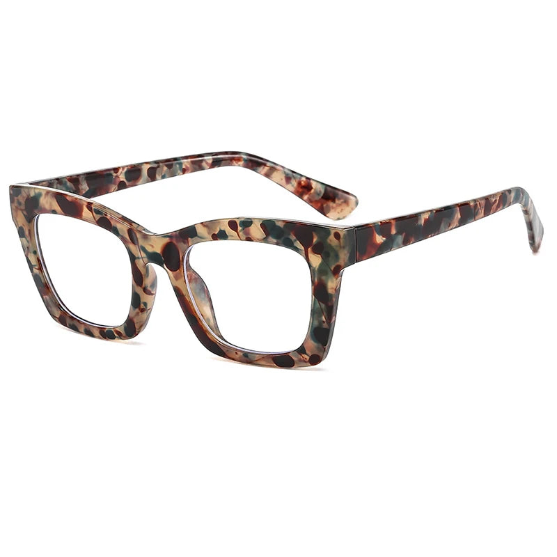Wholesale Colorful Frame Tr90 Oversized Blue Light Blocking Glasses for Women
