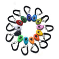 Factory Direct Wholesale Multicolor Pet Training Clicker With Wrist Strap OEM Dog Training Clicker for Obedience Training