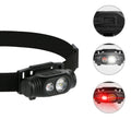 Waterproof IP65 Lithium Ion 1000LM Rotating LED Dual Color Dimmable Mini Headlight USB Rechargeable Headlamp Flashlight Camping