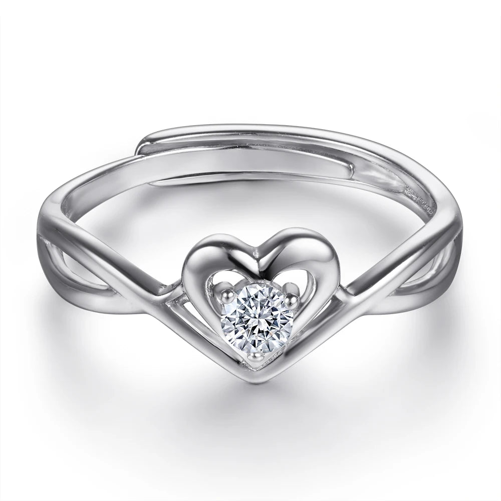 Luxury Wide Band Princess Cut 925 Sterling Silver Half Eternity Bridal Ring Set for Wedding Party