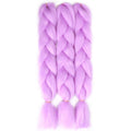 Jumbo Braid Braiding Hair Extension High Temperature Fiber Dyed 24 Inch Folded Single Weft MegaBDM