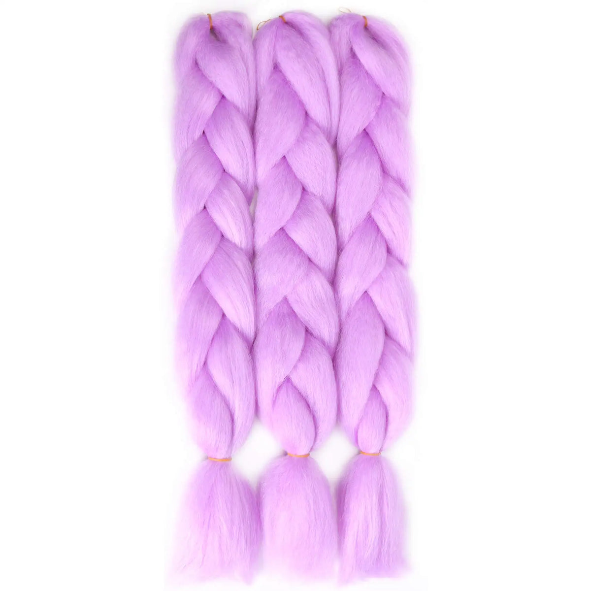 Jumbo Braid Braiding Hair Extension High Temperature Fiber Dyed 24 Inch Folded Single Weft MegaBDM