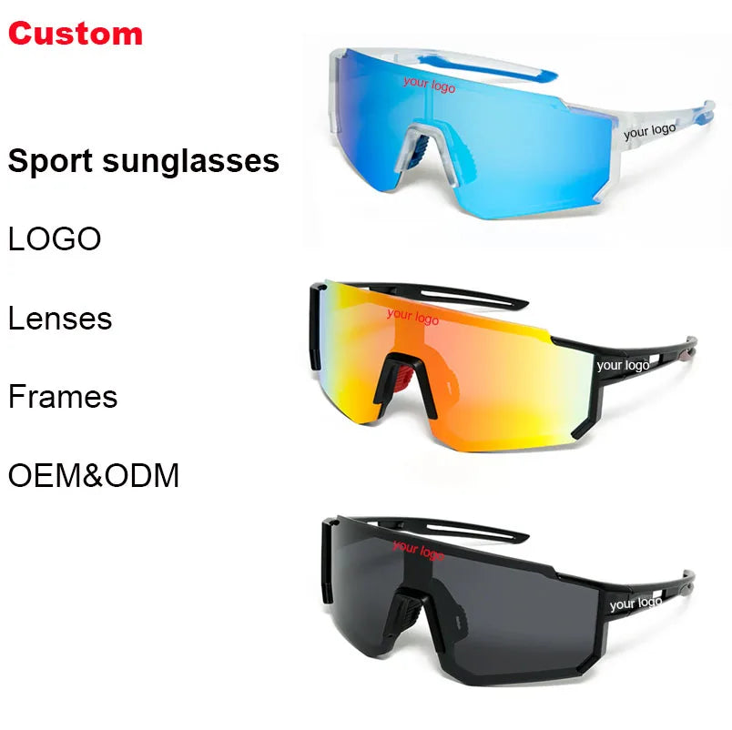 Running Glasses Sport Sunglasses Unisex Sport Sun Glasses Bicycle Cycling Sunglasses for Men and Women Uv400 Tr90