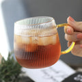 Round Drink Beer Juice Milk Tea Coffee Whiskey Pattern Glass Cup Cocktail Glass