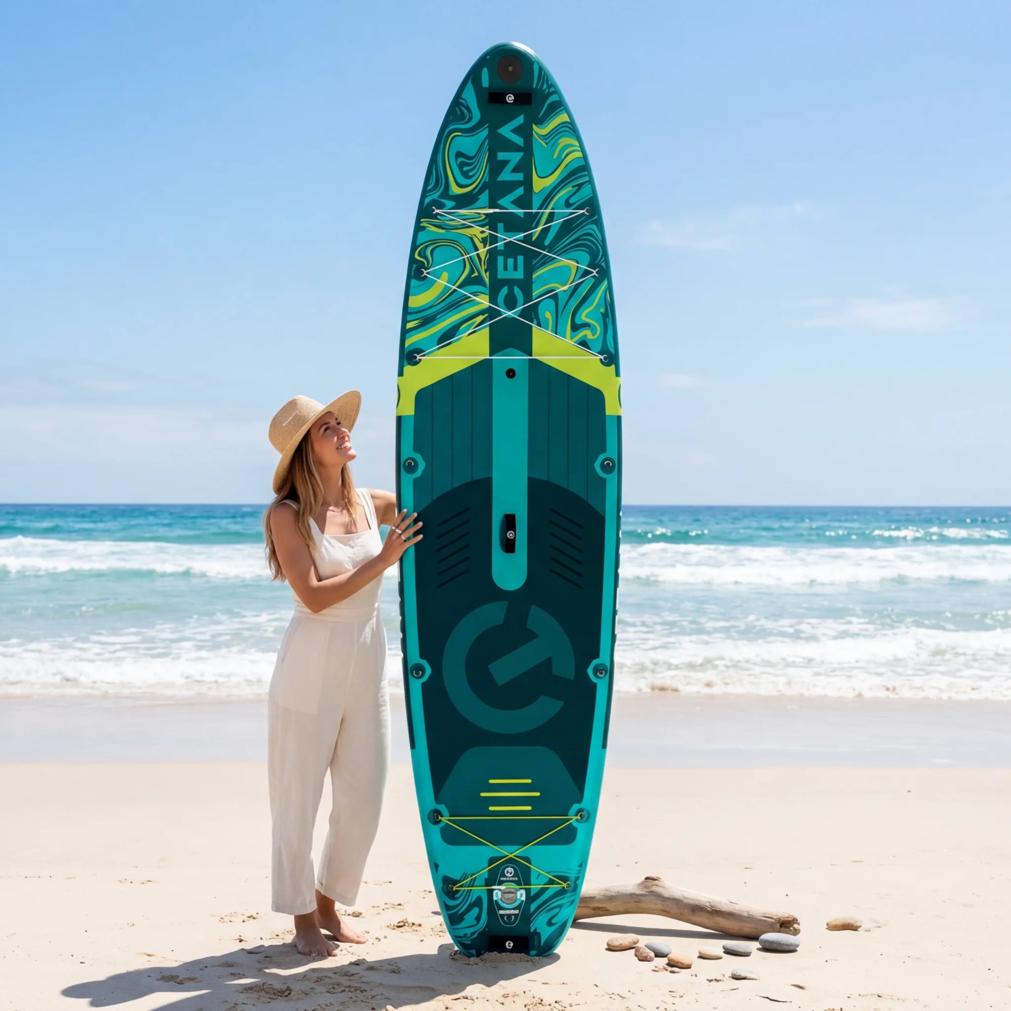EU Warehouse Stand up Paddle Board Drop Stitch Material 11'6"*35"*6" Inflatable sup Board Water Sports Tablas sup Free Shipping