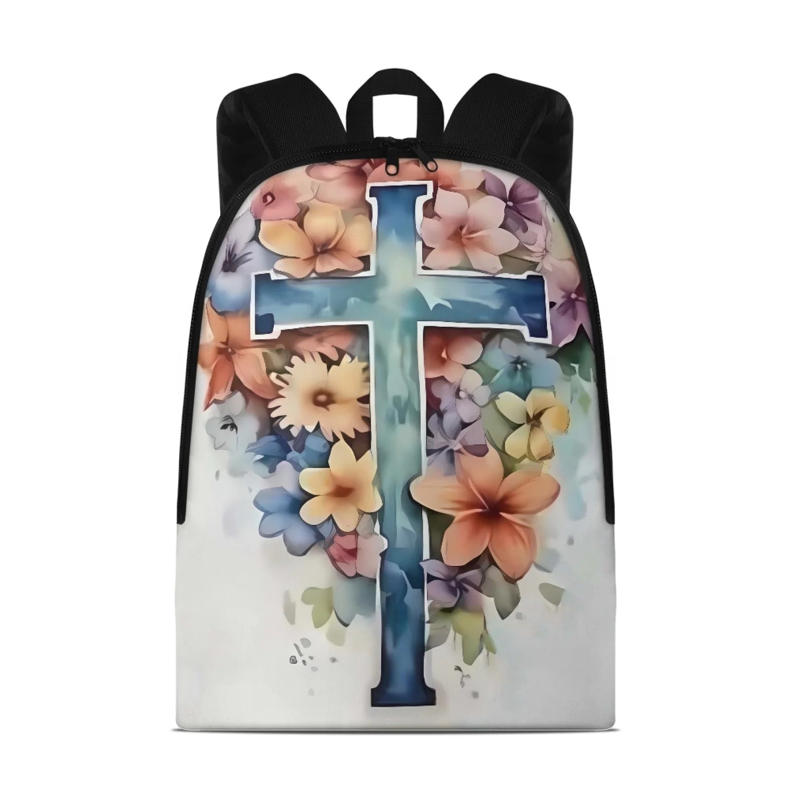 Small MOQ Wholesale Custom Backpack Latest God Bless You Design Backpacks Mochilas Escolares Children Kids Men Women School Bag