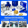 Cnc Machining Parts Aluminum Anodized Extrusion Enclosure and Metal Stamping Oem Bending Part Machining MegaBDM