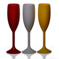 Drinkware Cup Acrylic Plastic Glasses Black Plastic champagne Flutes for Wedding Birthday Party Banquet