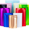 Aluminum Foil Laminated Food Grade Plastic Mylar Heat-Sealed Ziplock Coffee Packaging Compatible for Cookies Stand-Up Bags
