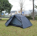 CZX-312 Outdoor Ultralight 2-Person Trekking Tent 20D Silicon Coated Black Tent Gravity 1P/2P 1-Person Option