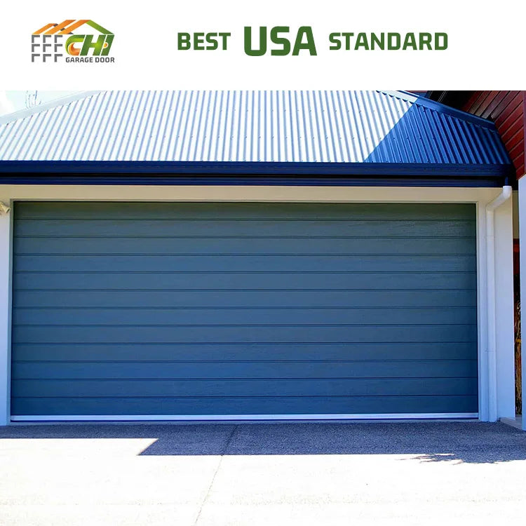 Customizable Sectional Overhead Door Fabric Farmhouse Rollup Garage Door Insulated 10x14 With Motor