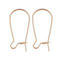 Super Quality Fancy Jewelry Accessories 14K Rose Gold Filled Kidney Ear Wire GF Earring Hook Loops for Handmade Jewelry Making