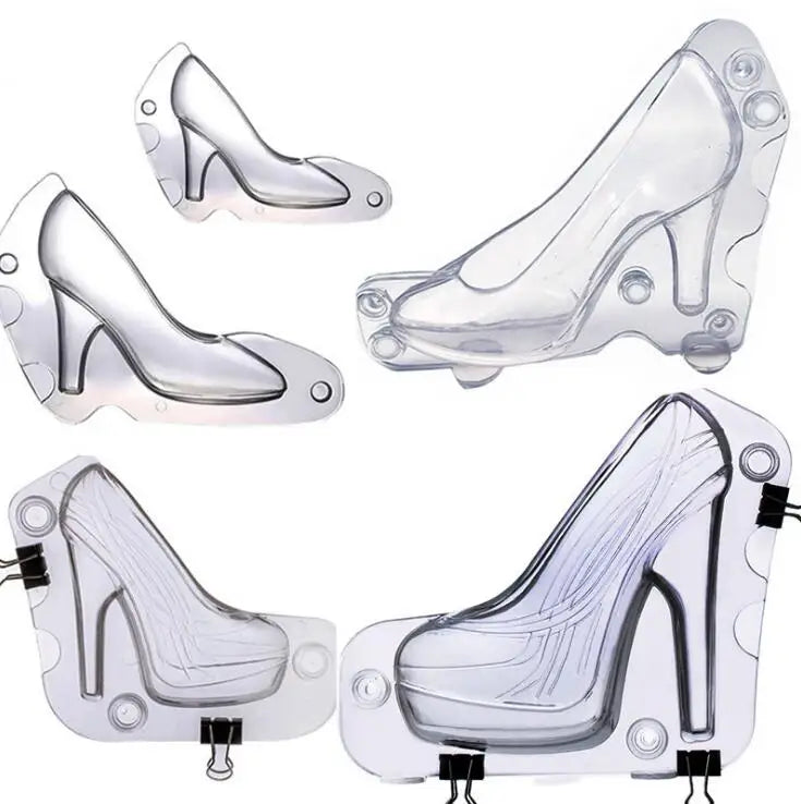 HY Plastic 3D High Heel Chocolate Mold