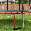 Huoli Red Trampoline Scooter Pro Trick Stunt No Wheels Trampoline Scooter Kick & Foot Scooter for Teens and Adults