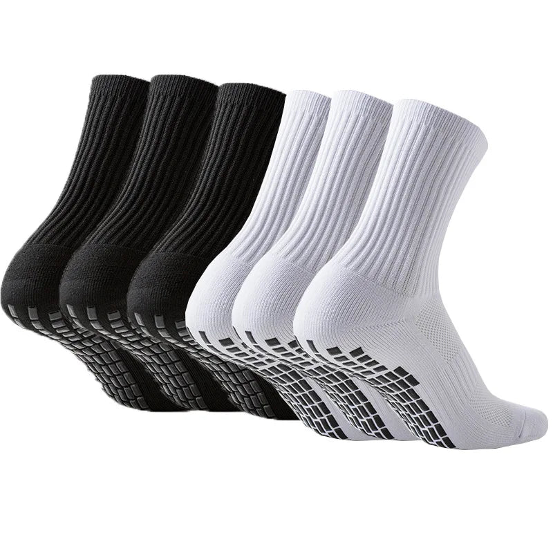 Xianghu Can Custom Deisgn Oem logo High Quality Unisex Terry Thick Basketball Running  Crew Sport with Grip Men Women Socks