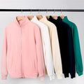 Wholesale 400gsm Fleece Full Double Zip Hoodie High Weight OEMs Black Zipper Hoodie With No Drawstring Technique Washed