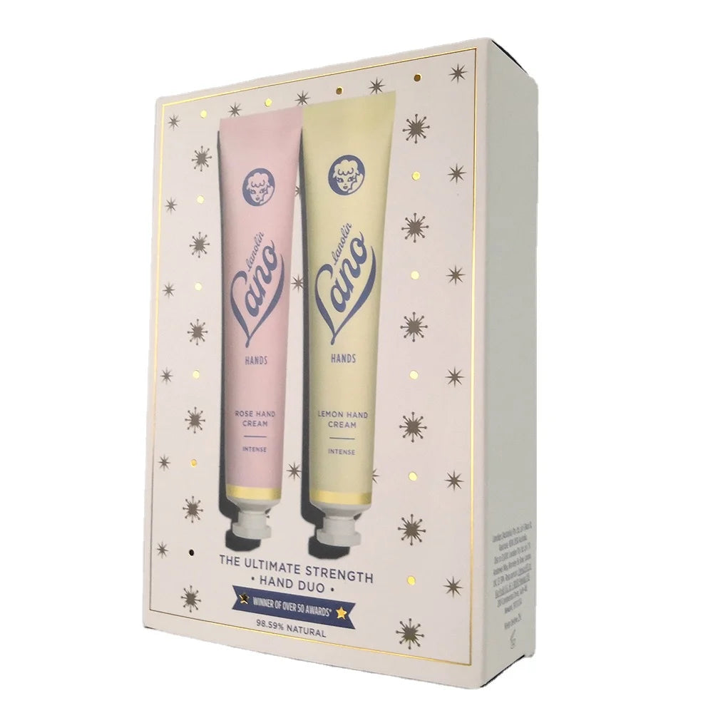 Customized Lipgloss Recycled Beauty Hand Cream Kraft Paper Cosmetic Gift Set Packaging Box