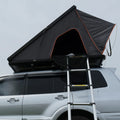 Popular 4-Person Aluminum Camping Rooftop Tent Triangle Clamshell Hard Shell with Oxford Fabric for Car Roof Tents