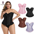 2022 New Design Wholesale Corset&Waist Trainer Manufacturer Invisible Zip Bustier Corset Top Woman Clothes Pink Body Shapewear