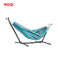 WOQI New Style Portable Furniture Home Cotton Hammock with Steel Stand with Storage Bag