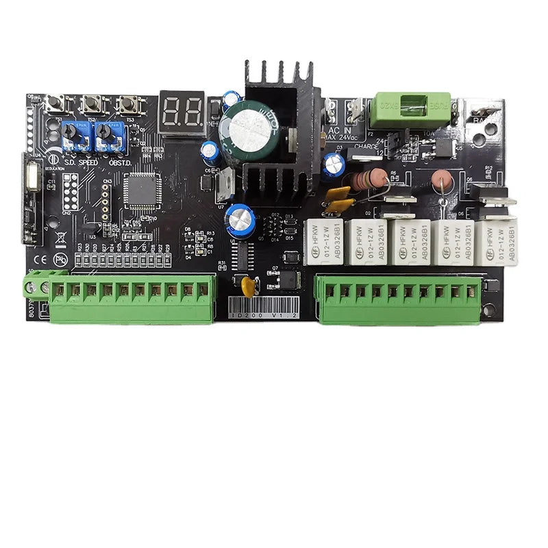Use 220VAC 110VAC Output DC 12V 24V PCB Board of Automatic Double Arms Swing Gate Opener Control Board Panel Motherboard Card